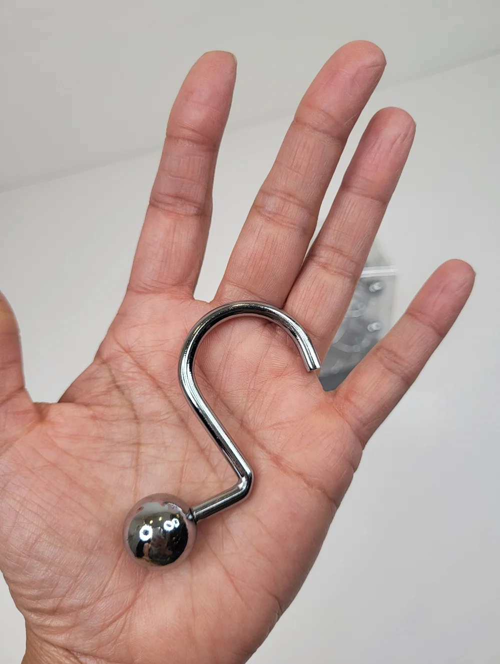 🪷3/$20🪷 NEW Luxury Shower Hooks Silver Chrome Finish -12 pack Hotel Quality